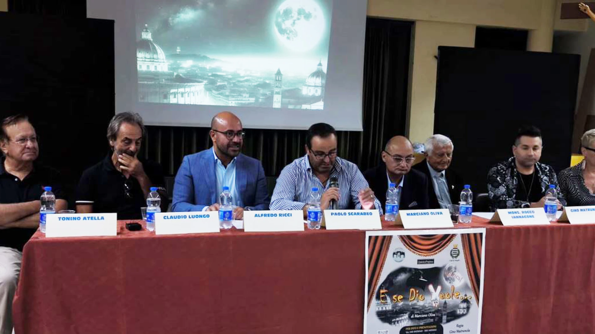 Venafro: il 13 settembre in scena la commedia in due atti “E se Dio Vuole”. Un progetto targato Marciano Oliva che stupirà il pubblico. GUARDA IL SERVIZIO.